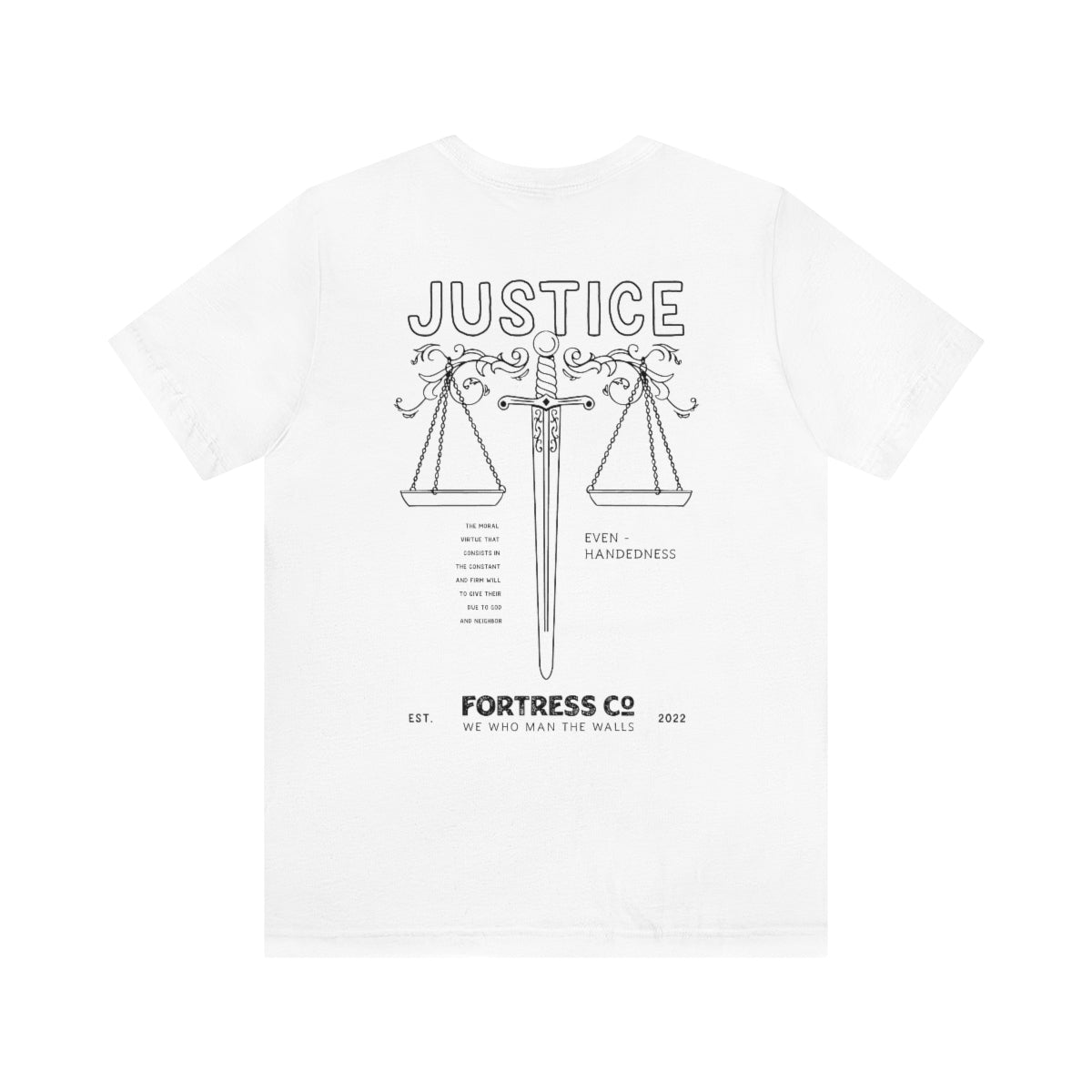 Justice - Unisex Short Sleeve Tee
